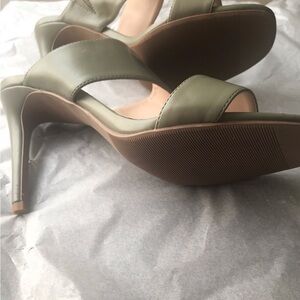 Calvin Klein Olive Green Heels
